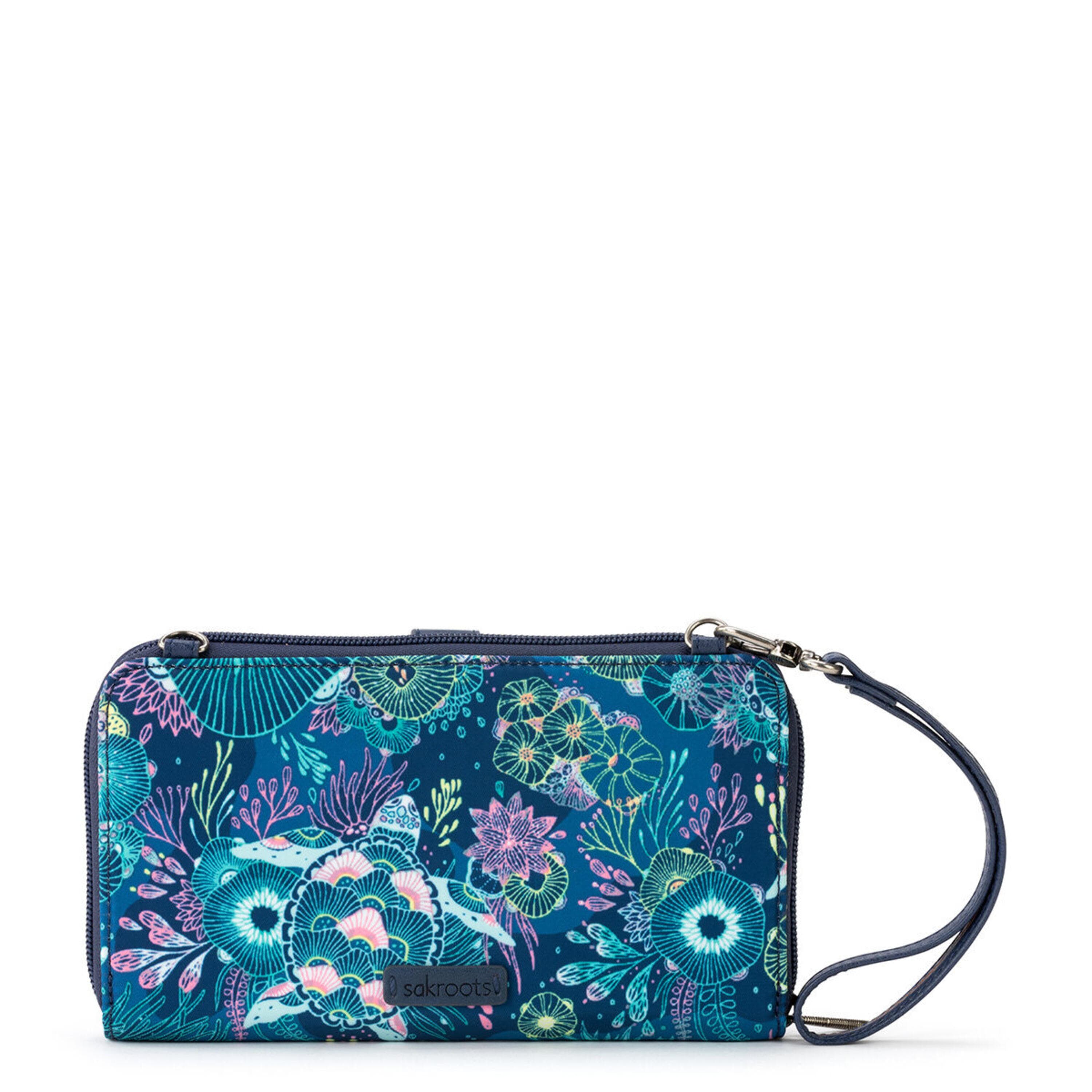 Cartera para smartphone - EcoTwill - Paisaje marino azul real