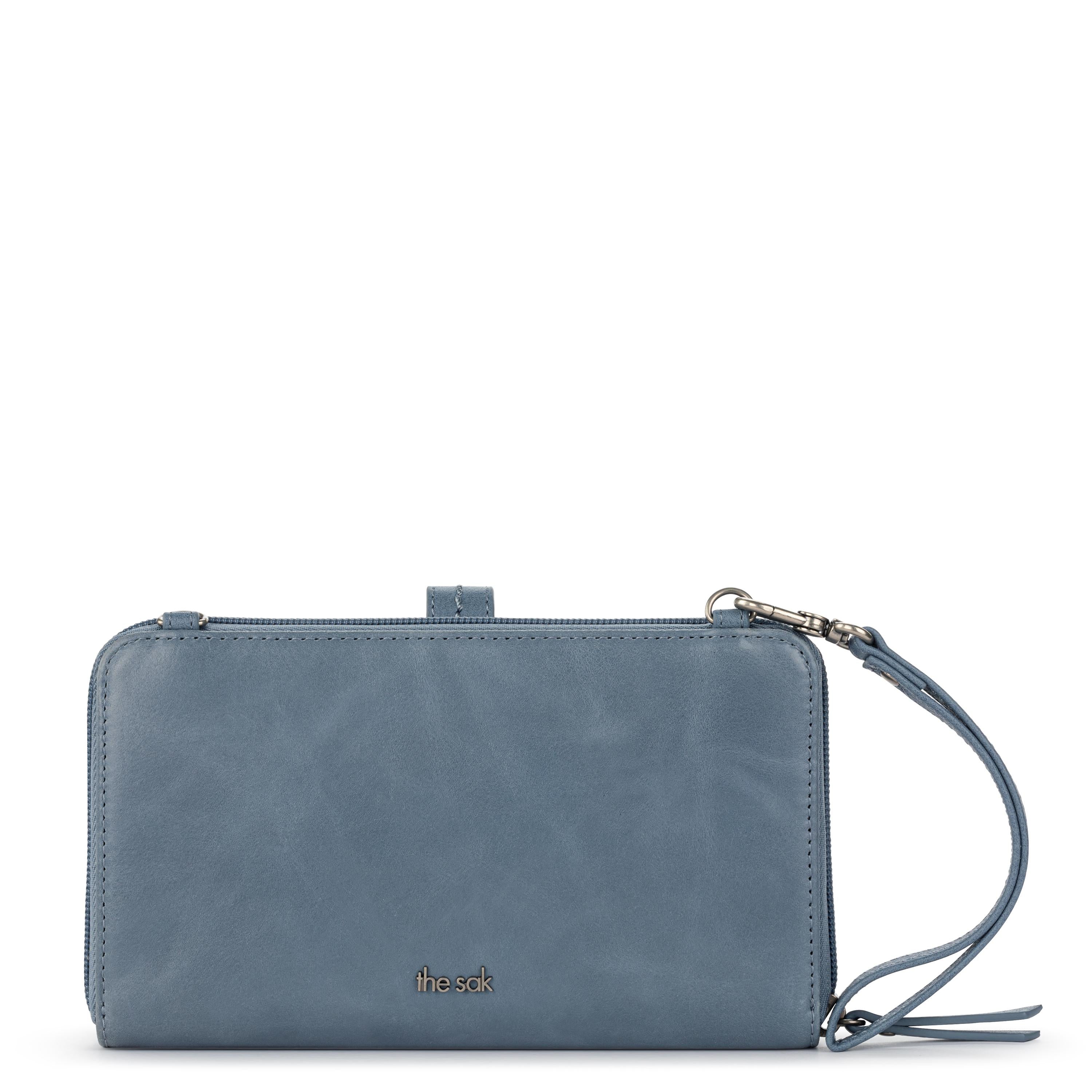 Cartera para smartphone Iris - Cuero - Ola marítima en relieve