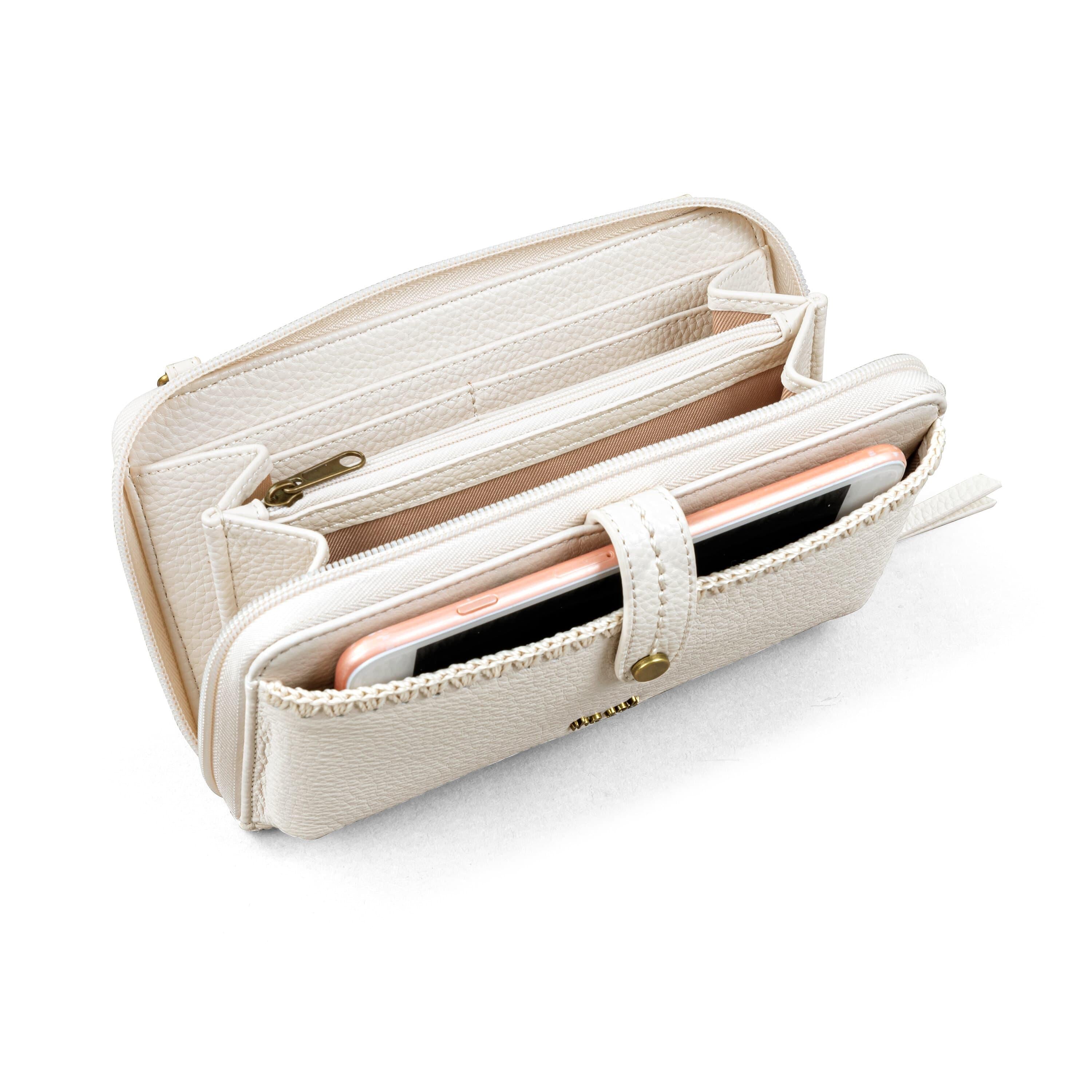 Cartera para smartphone Iris - Cuero - Piedra