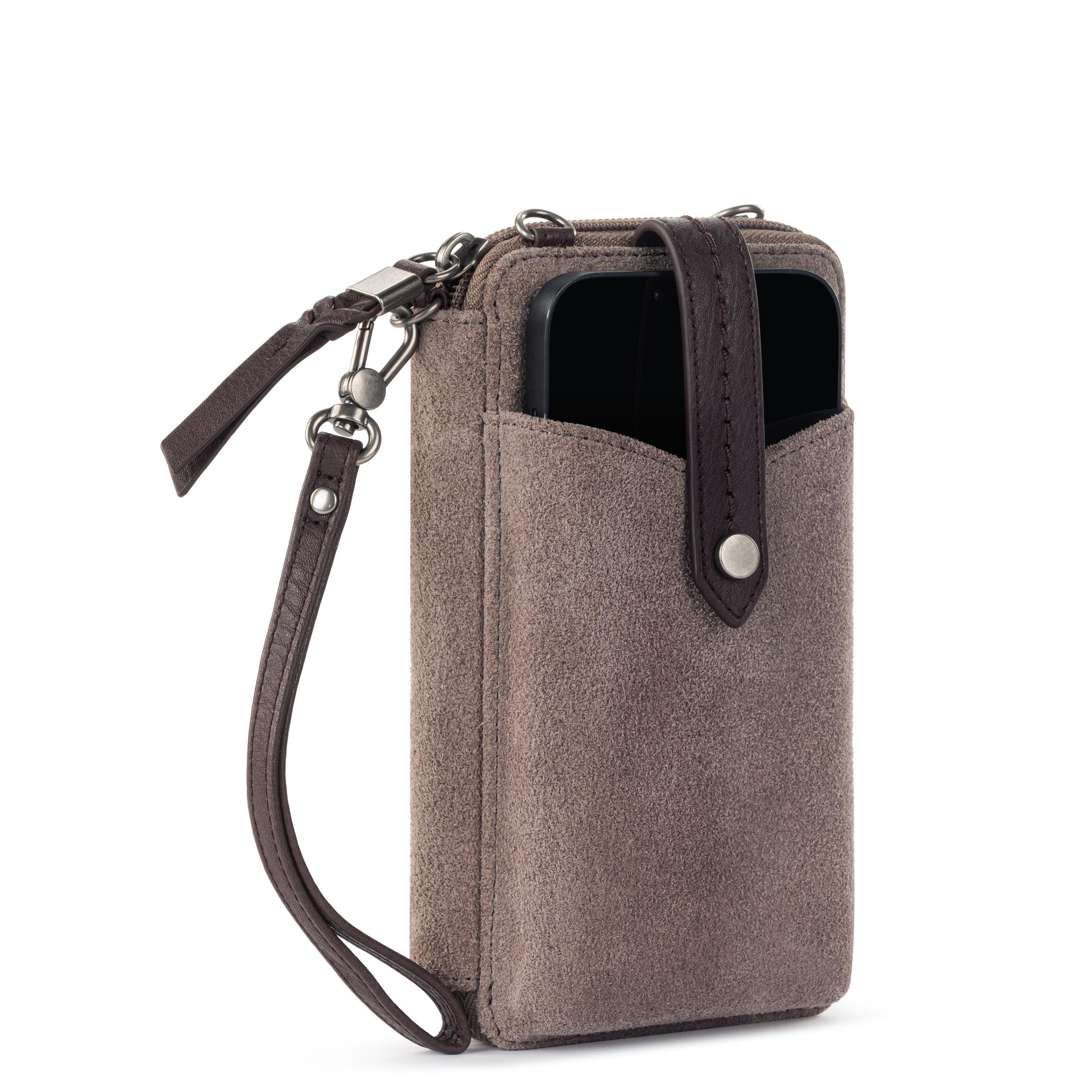 Cartera para smartphone Silverlake - Cuero - Gamuza color hongo