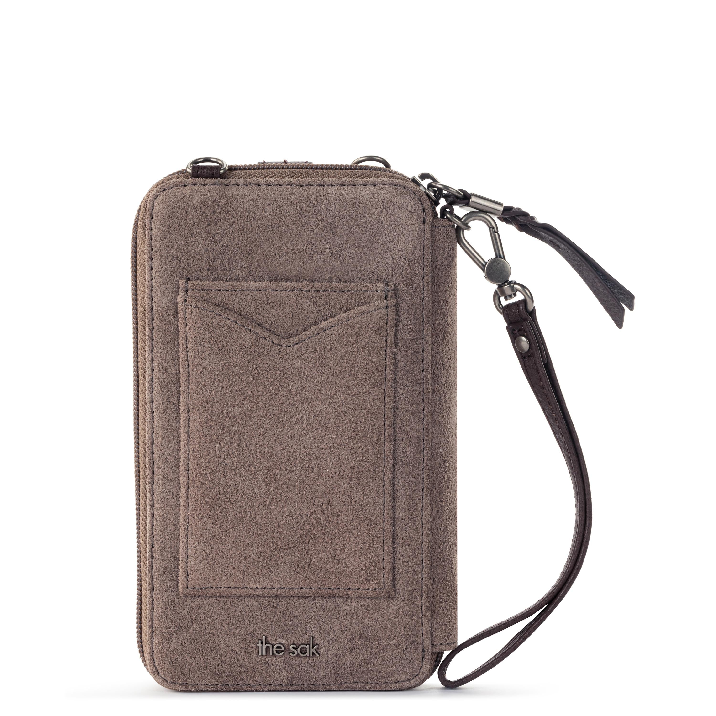 Cartera para smartphone Silverlake - Cuero - Gamuza color hongo