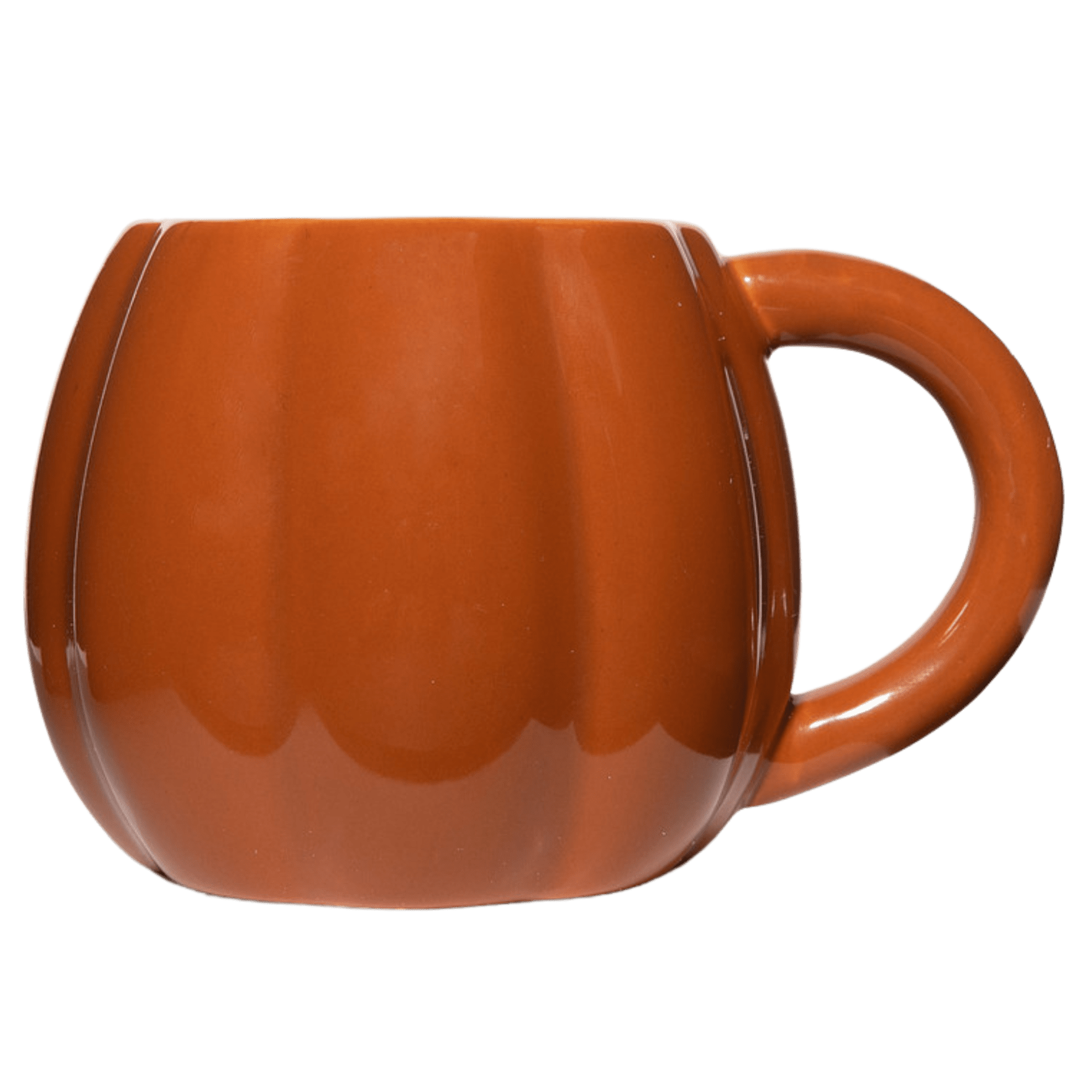 Taza de café con figura de calabaza naranja de 500 ml