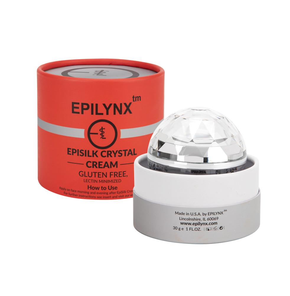 Vegan EpiSilk, Crystal Wrinkle Smoothing Face Cream - Intense Brightening and Firming Wrinkle Fix for Sensitive Skin