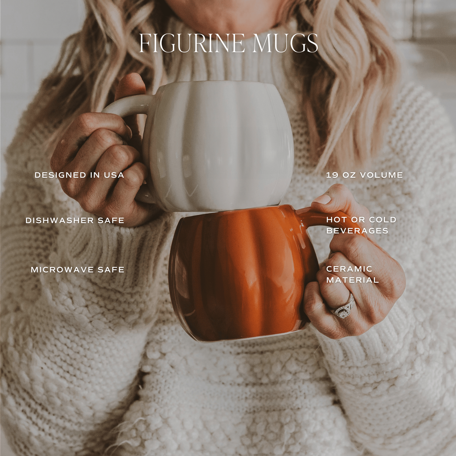 Taza de café con figura de calabaza negra de 500 ml