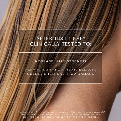 Champú fortalecedor Kristin Ess + Peptide Restore 10 fl oz - Nuevo