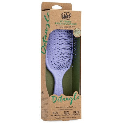 Cepillo desenredante Wet Brush Go Green Paddle Lavanda - Imperfect Box