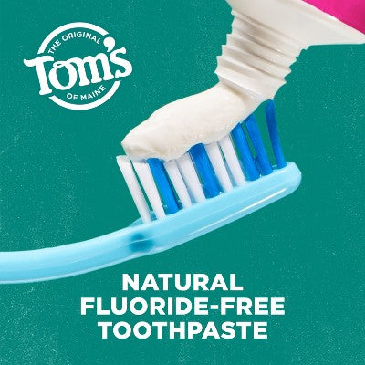 Pasta dental natural antiplaca y blanqueadora Tom's of Maine, menta, 125 g (paquete de 3) - Caja imperfecta