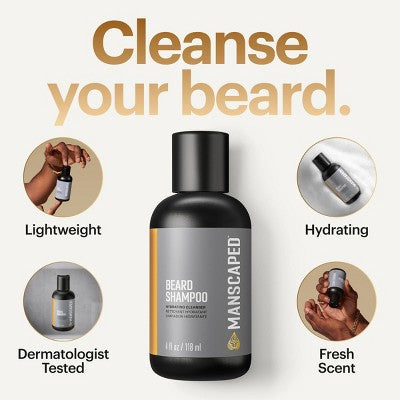 Champú para barba Manscaped 4 fl oz - Nuevo