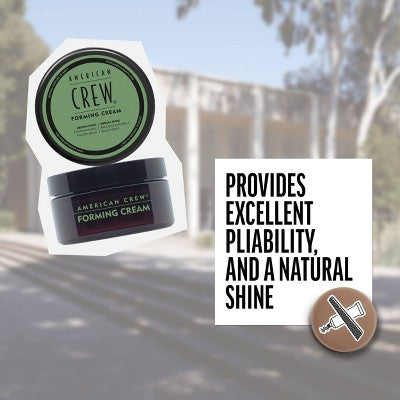 American Crew Men's Medium Hold and Medium Shine  Forming Gel Cream 3oz - New