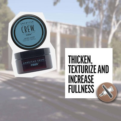 American Crew Men's High Hold and Low Shine Hair Fiber 3oz - Imperfect Container