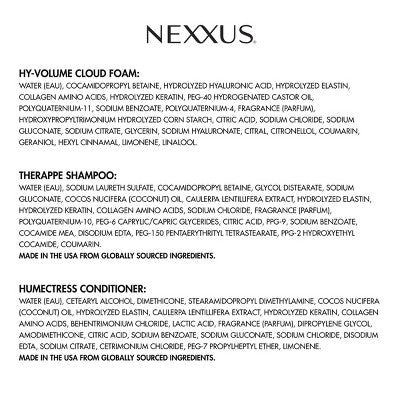 Mousse capilar Nexxus Hy-Volume Leave-In Cloud Foam 155 ml - Nuevo