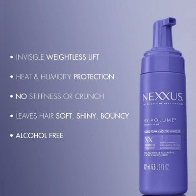 Mousse capilar Nexxus Hy-Volume Leave-In Cloud Foam 155 ml - Nuevo