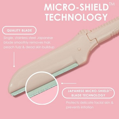 Cepillos de afeitar faciales Dermaplaner de precisión JAPONESQUE (3 unidades) - Nuevos