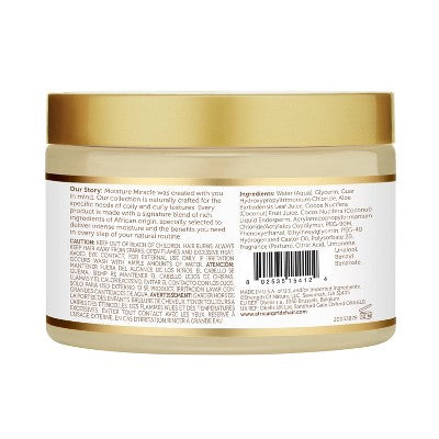 African Pride Moisture Miracle Aloe and Coconut Water Detangle and Condition Pre-Shampoo 12 fl oz - New