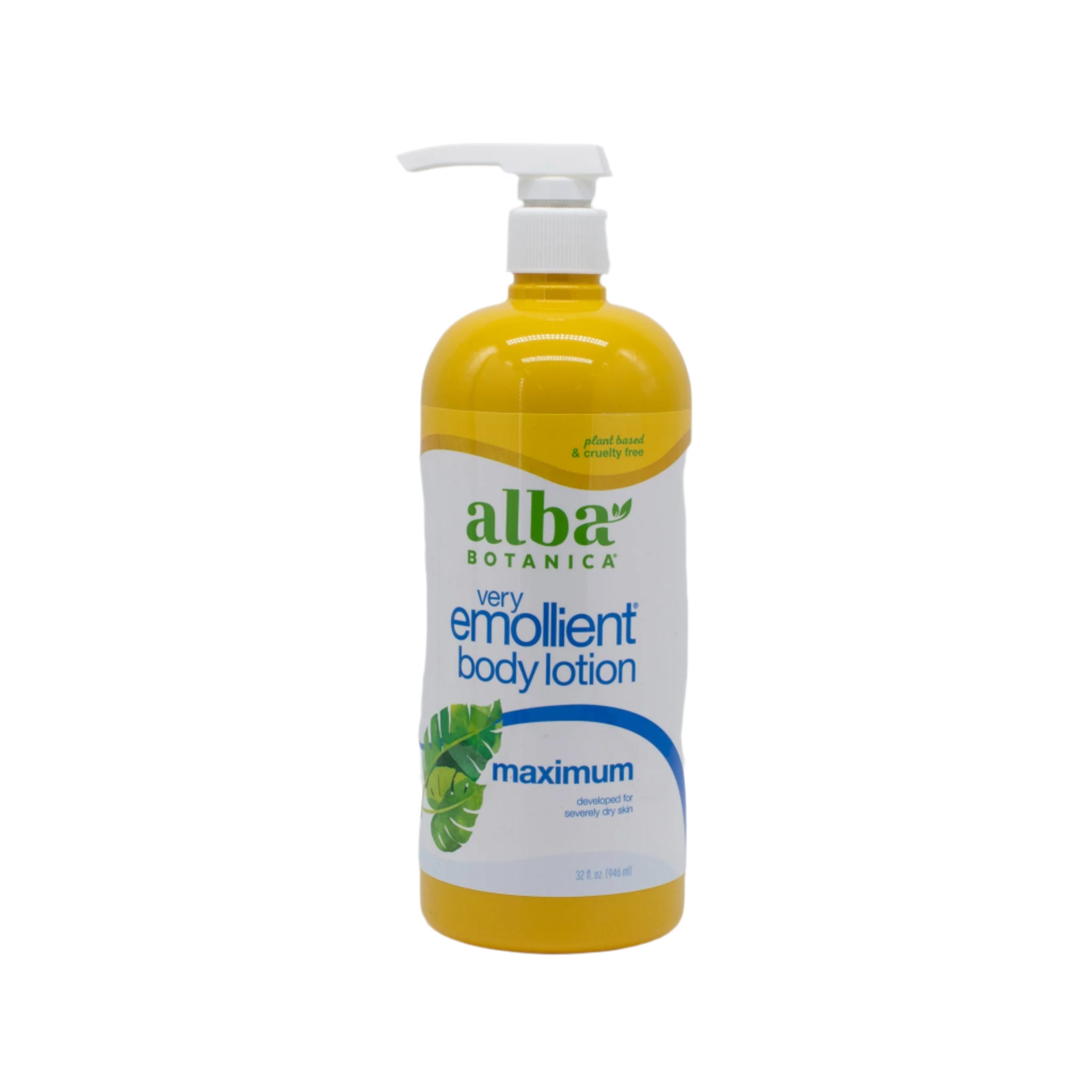 Loción corporal máxima muy emoliente Alba Botanica 32 oz - Nuevo