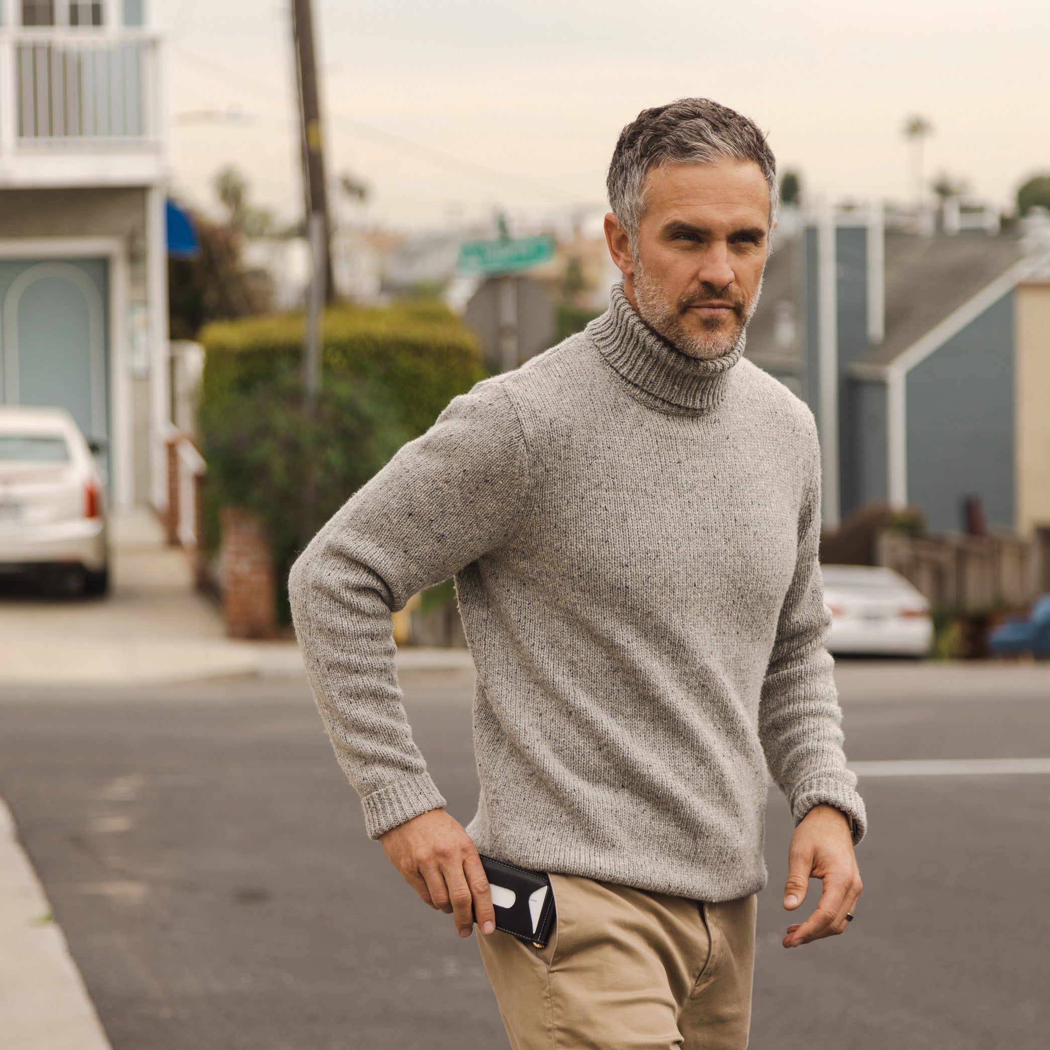 Billetera con clip para billetes - Negra