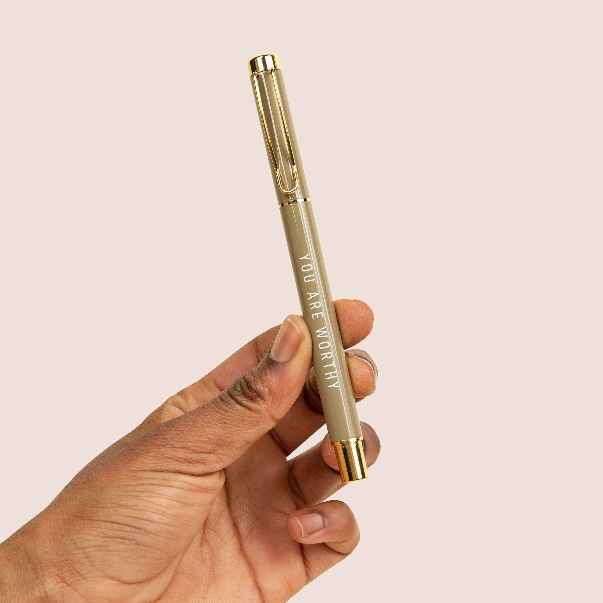 Juego de bolígrafos de metal Go For It