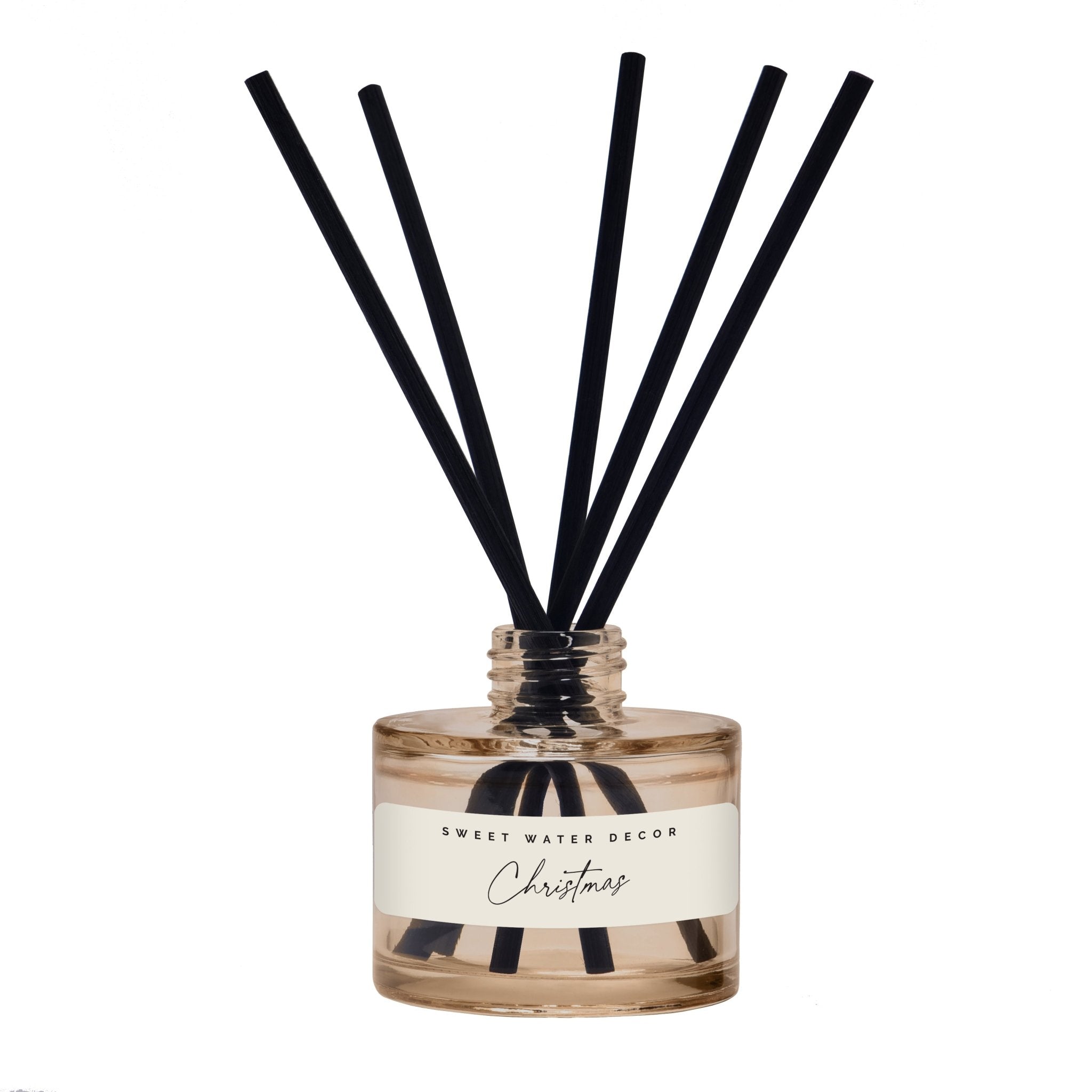 Christmas Tinted Glass Jar Reed Diffuser