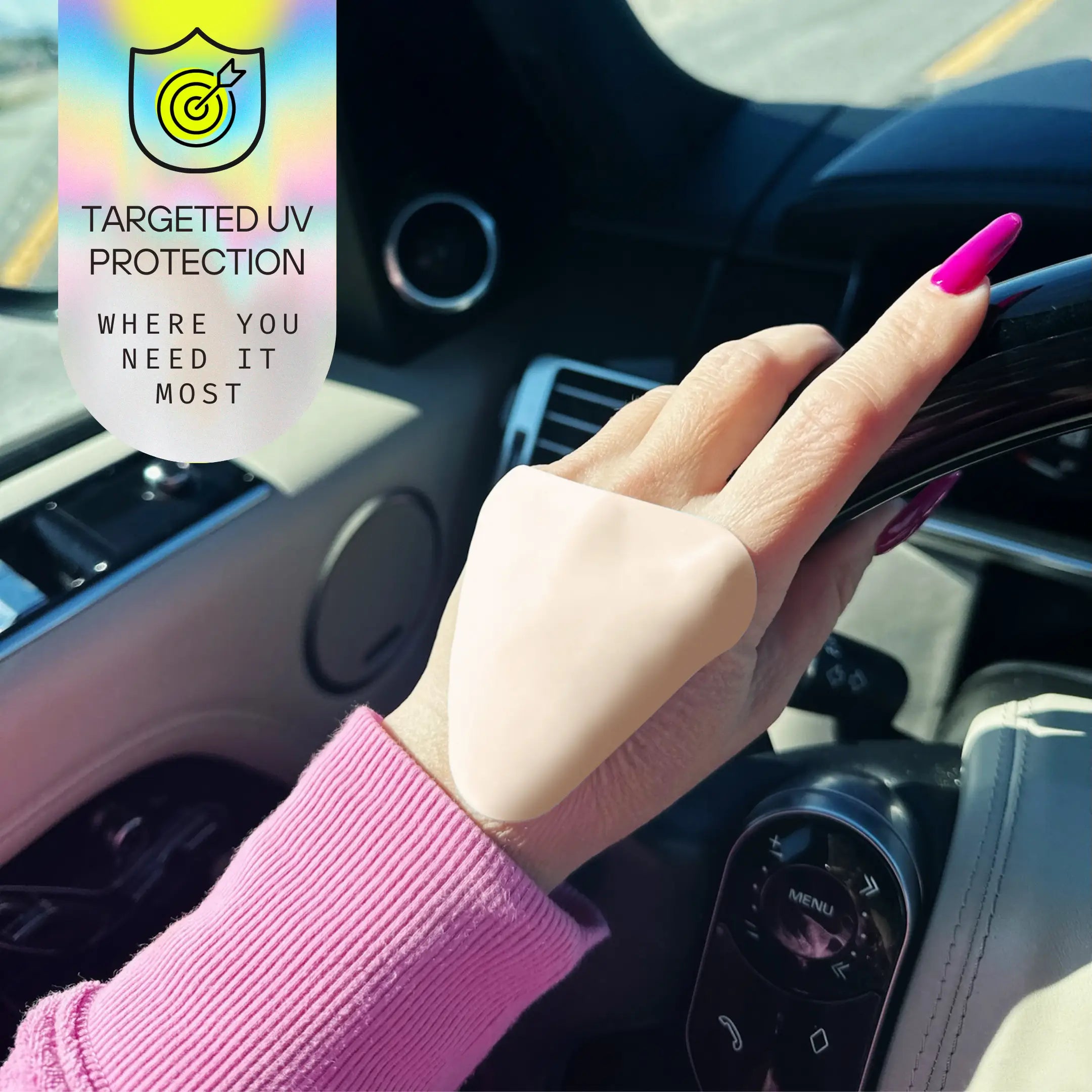 Protección UV para manos y mejillas