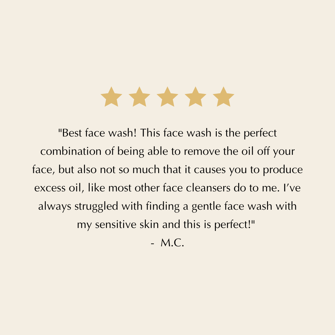 Gentle, Oil-Free Foaming Apple Cleanser for Sensitive & Acne-Prone Skin | Vegan, allergen-friendly, sulfate & paraben free | Purifying, hydrating face wash for all skin types