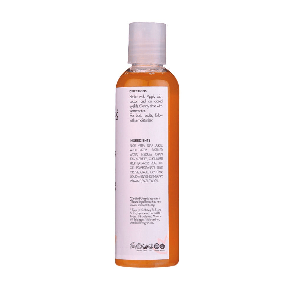 Glimmer Goddess Organic Cucumber Makeup Remover - Remove Makeup with No Oily Residue