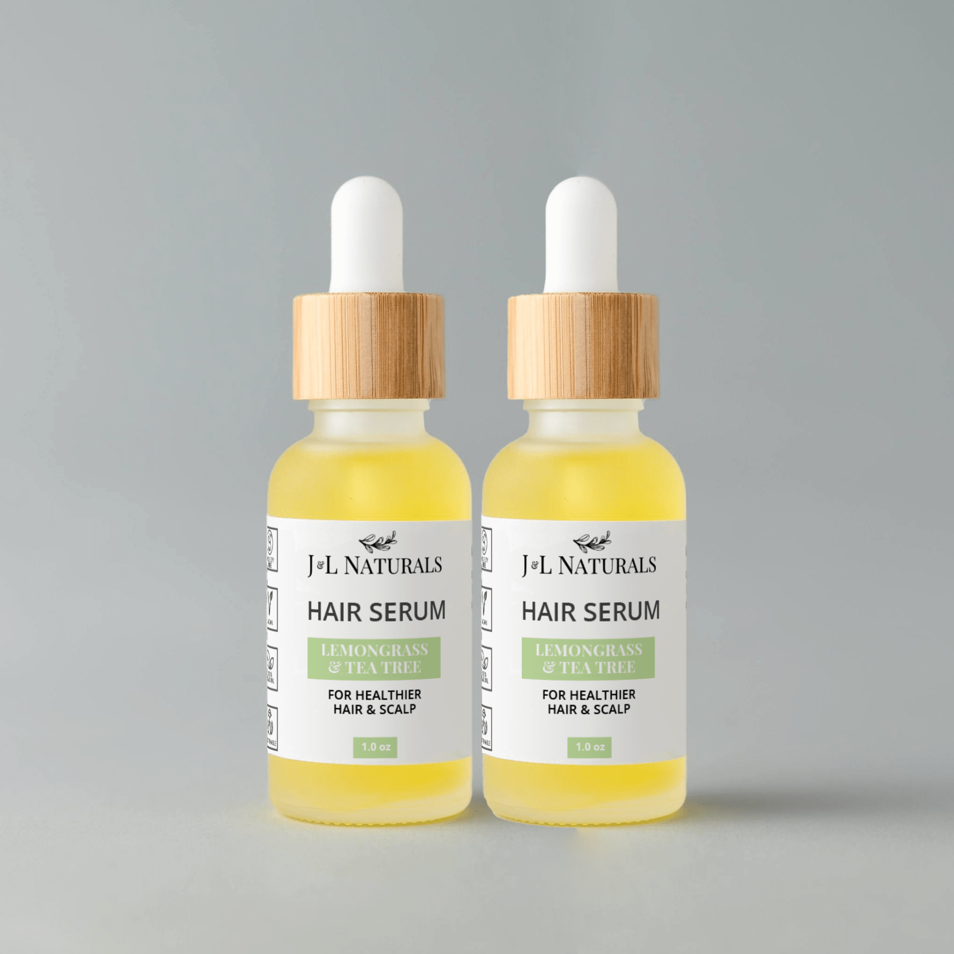 Hair Serum Duo – Plant-Powered Oils for Growth, Hydration & Strength