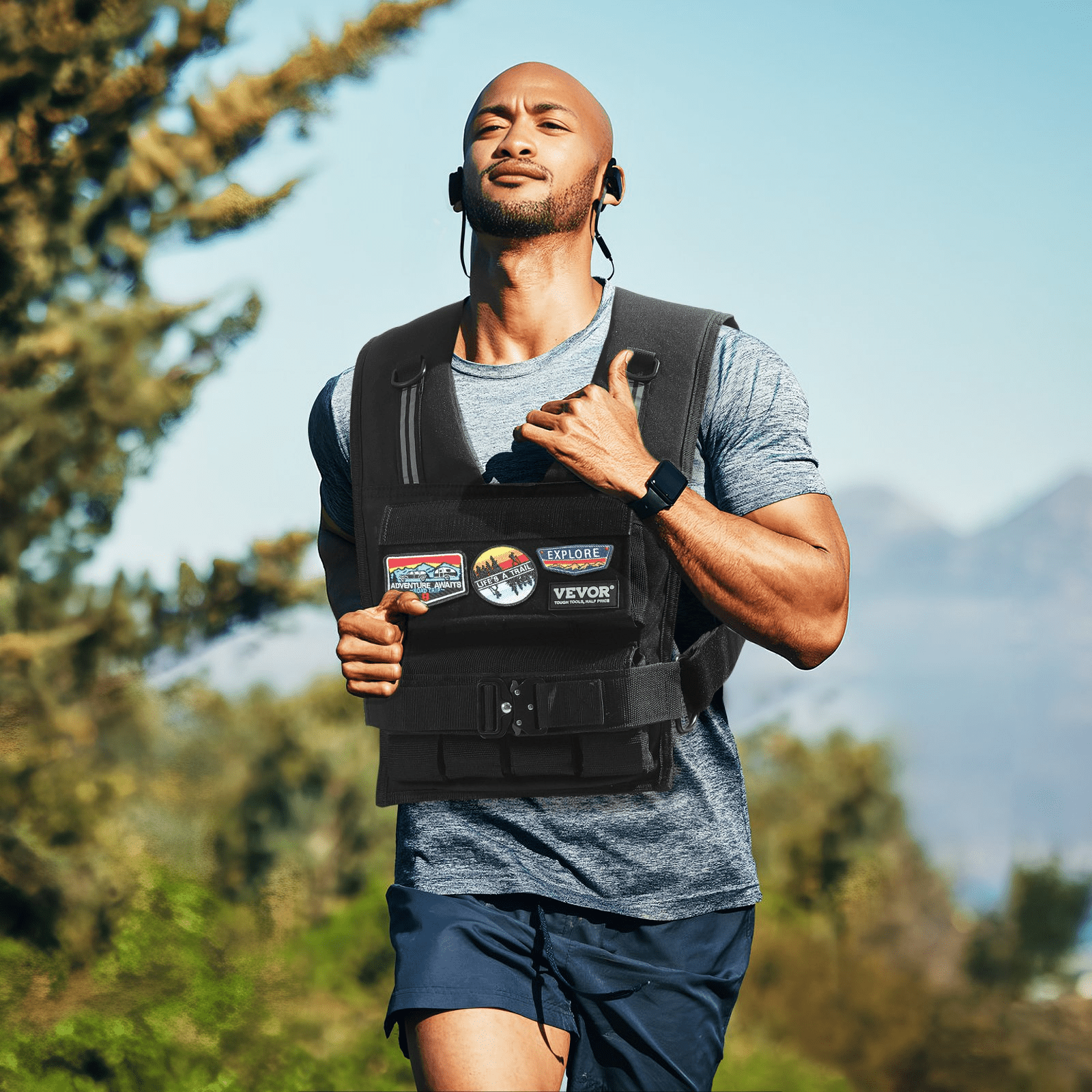 35lb Adjustable Weighted Vest | Strength Training & Running