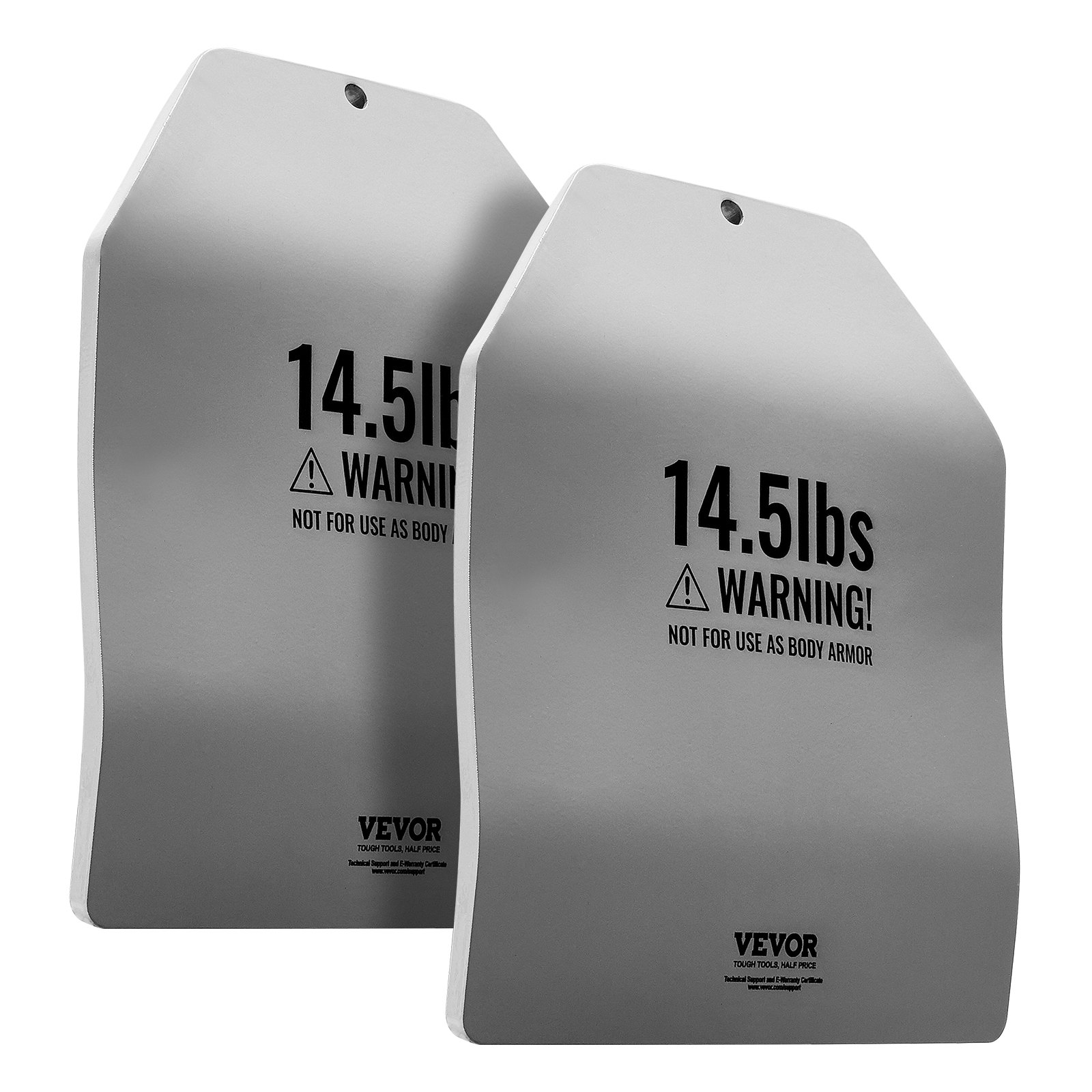 VEVOR Curved Weight Vest Plates - 2x 14.5 LB Plates for Strength Training