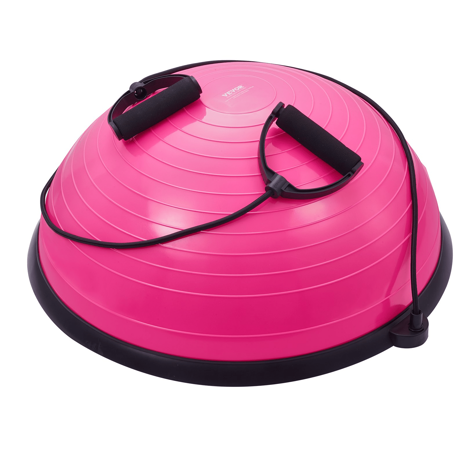 VEVOR Balance Trainer Half Ball with Resistance Bands, 23" (Pink)
