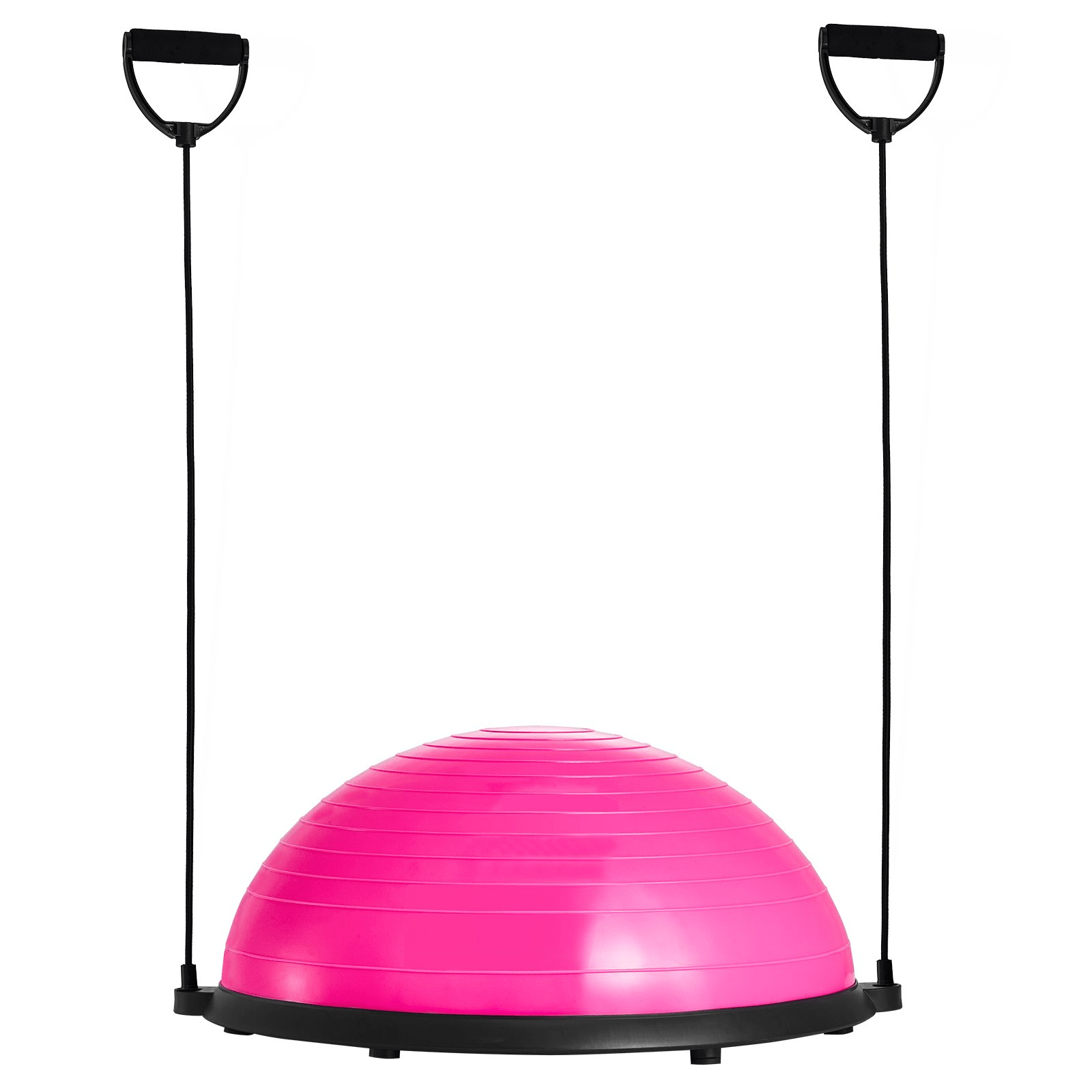 VEVOR Balance Trainer Half Ball with Resistance Bands, 23" (Pink)