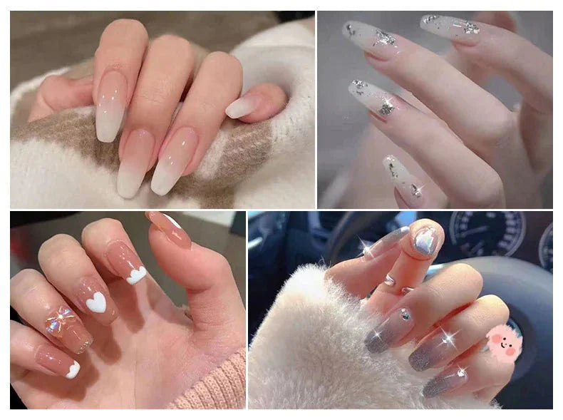 10-Piece Nail Tips Clip Set - Quick Poly Gel Extension Clamps