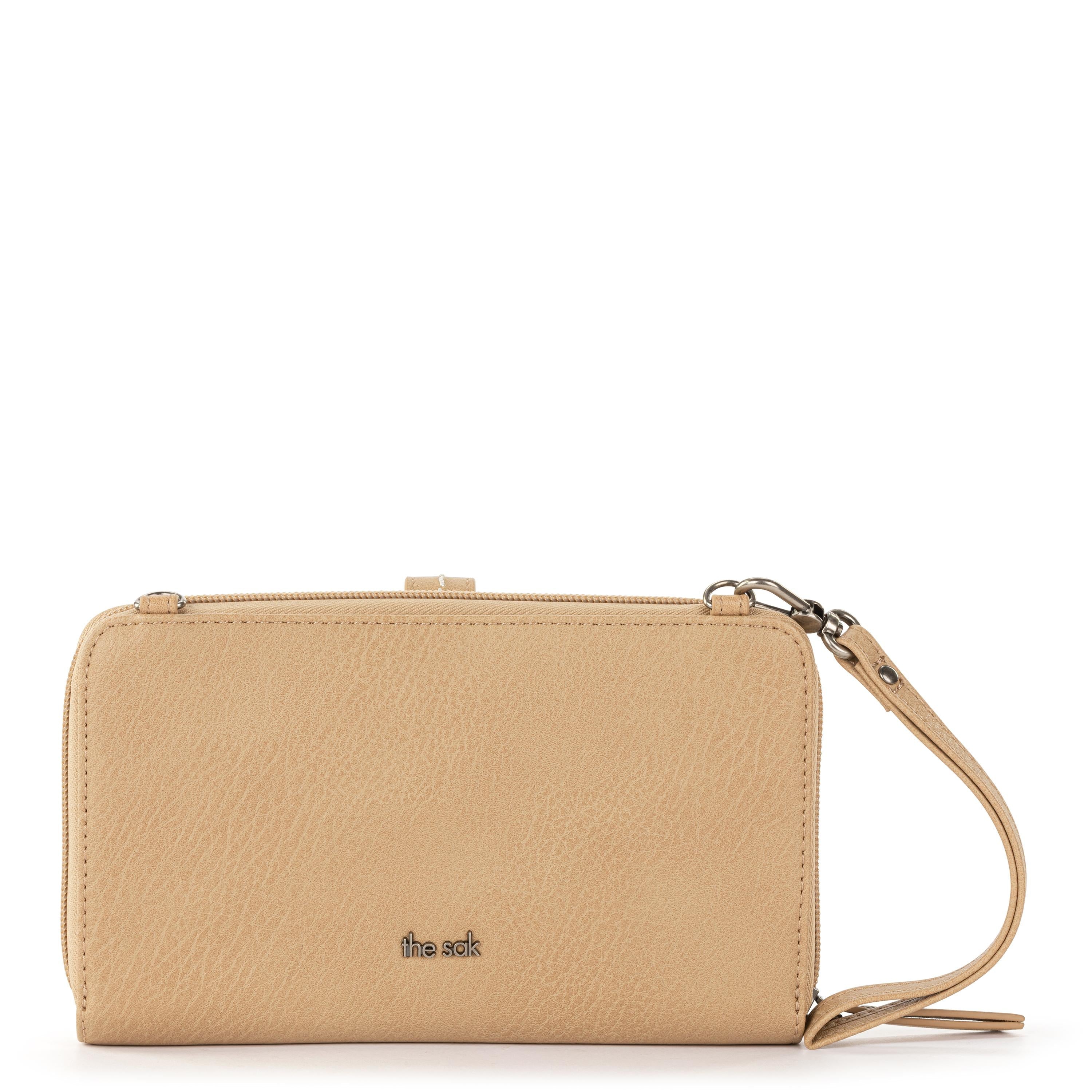 Iris Smartphone Wallet - Hand Crochet - Natural Medallion