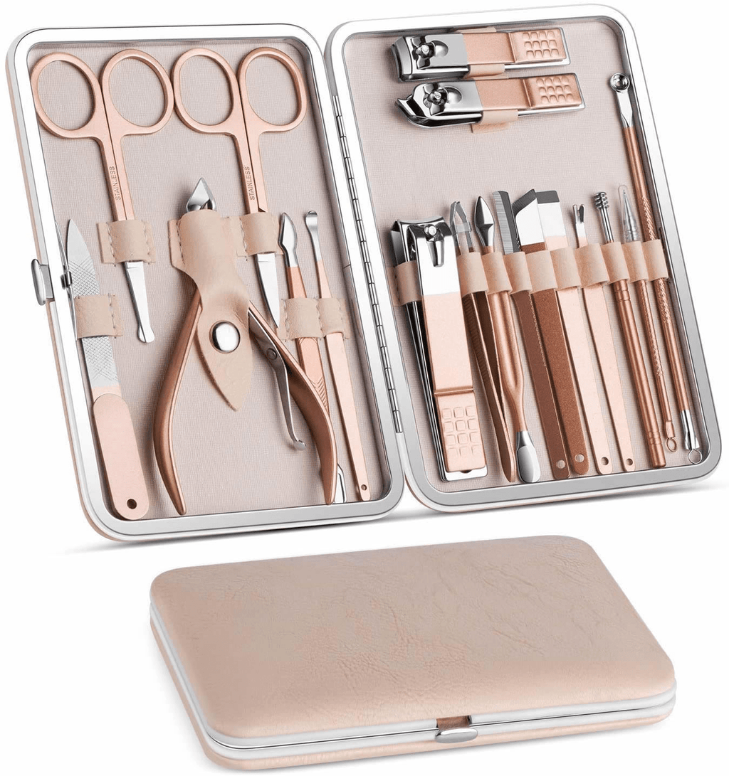 18-in-1 Premium Manicure Pedicure Kit – Elegance & Precision for Perfect Grooming