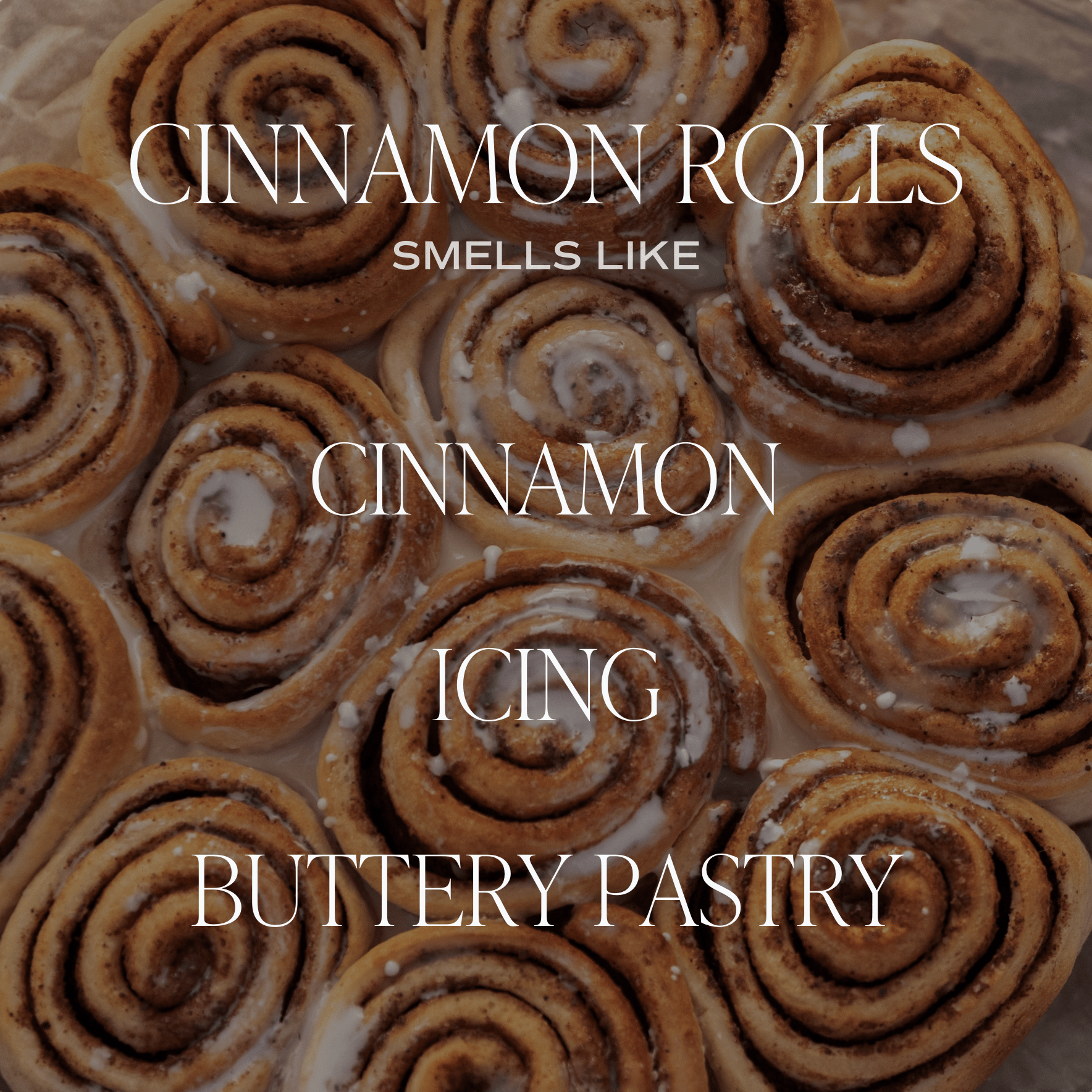 Cinnamon Rolls Soy Candle - Tinted Glass Jar - 12 oz