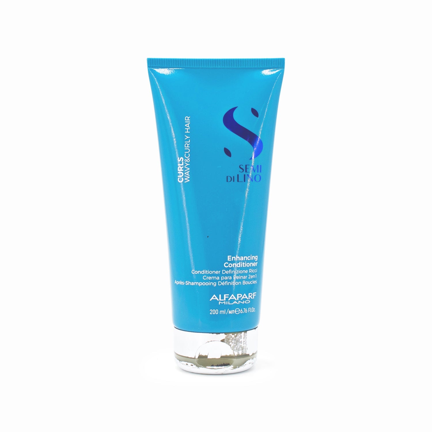 ALFAPARF MILANO Semi di Lino Acondicionador potenciador de rizos 6.76oz - Envase imperfecto