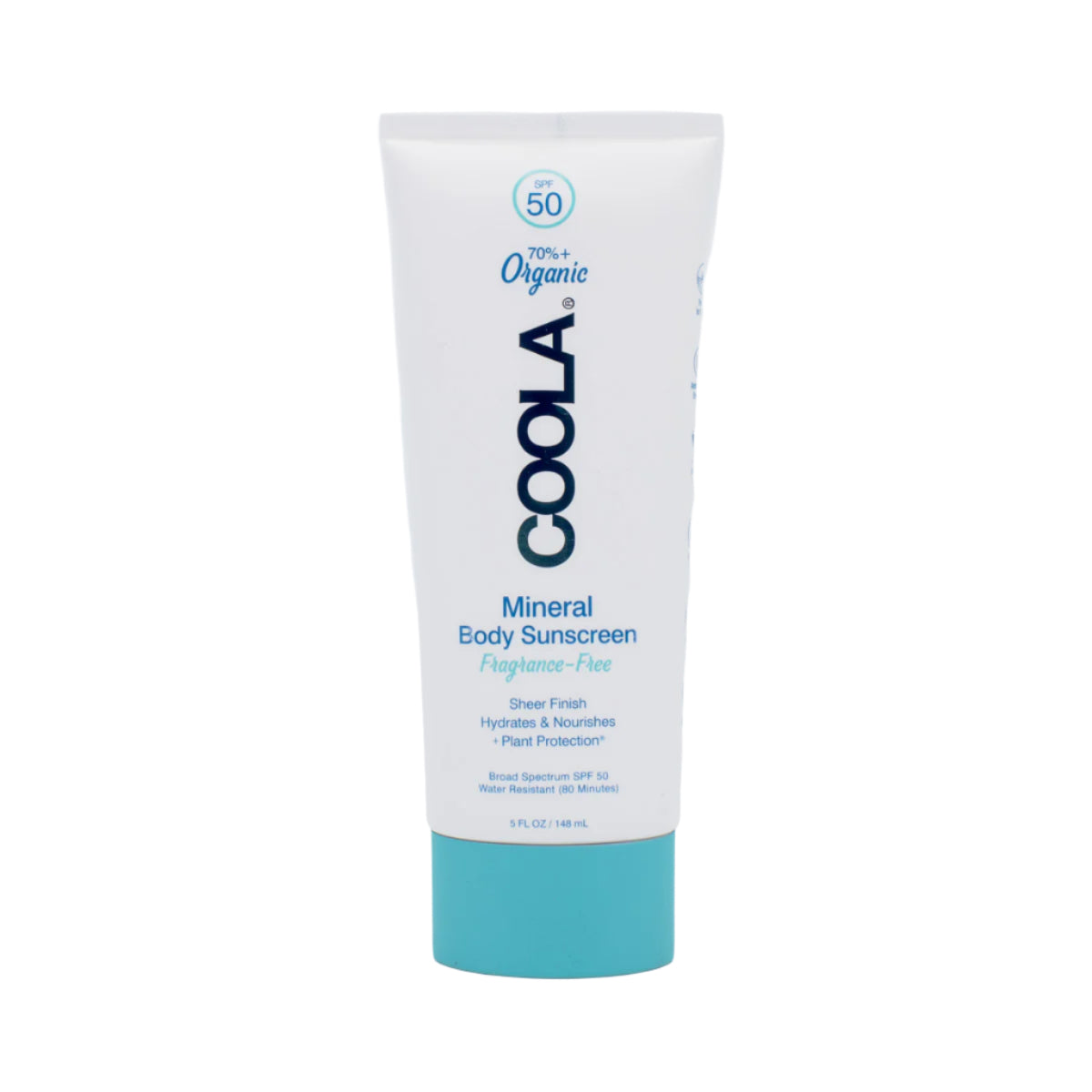 Loción protectora solar mineral corporal COOLA FPS 50, 147 ml - Caja imperfecta
