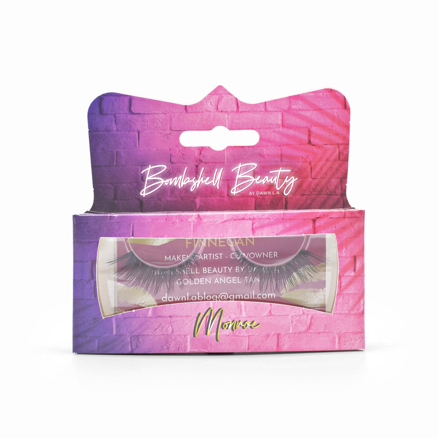 Pestañas de lujo Bombshell Beauty MONROE - Caja Imperfect
