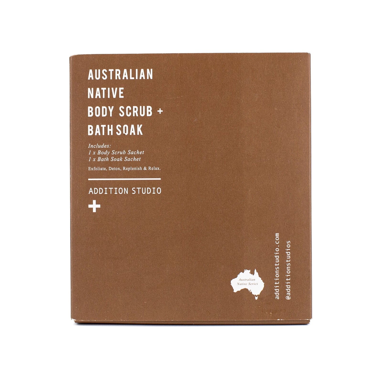 Exfoliante corporal y baño de inmersión nativos australianos ADDITION STUDIOS - Caja Imperfect