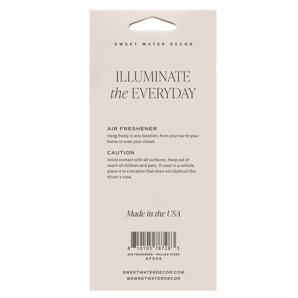 Mulled Cider Hanging Air Freshener