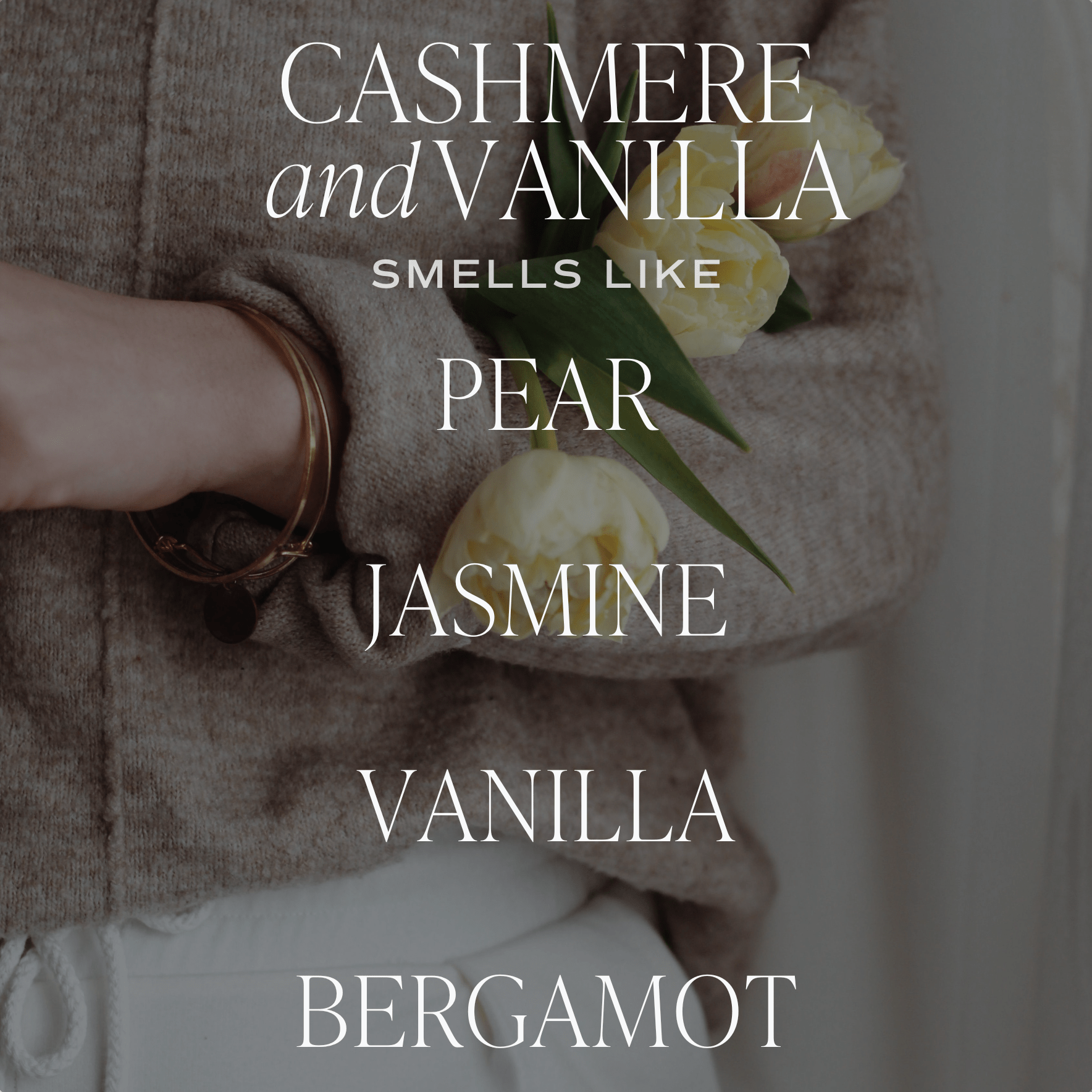 Cashmere and Vanilla Tinted Glass Jar Reed Diffuser