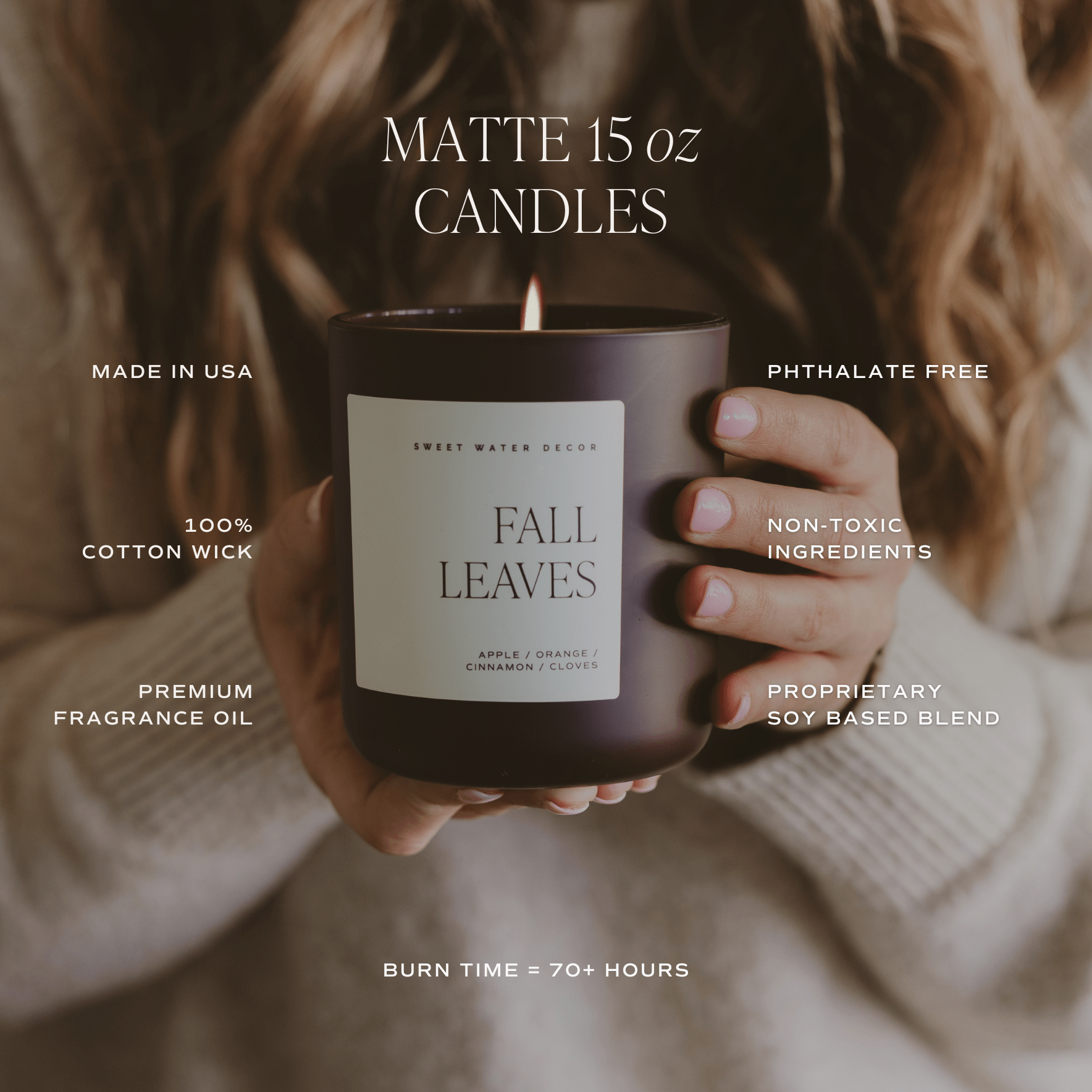 Ube Latte Soy Candle - Brown Matte Jar - 15 oz