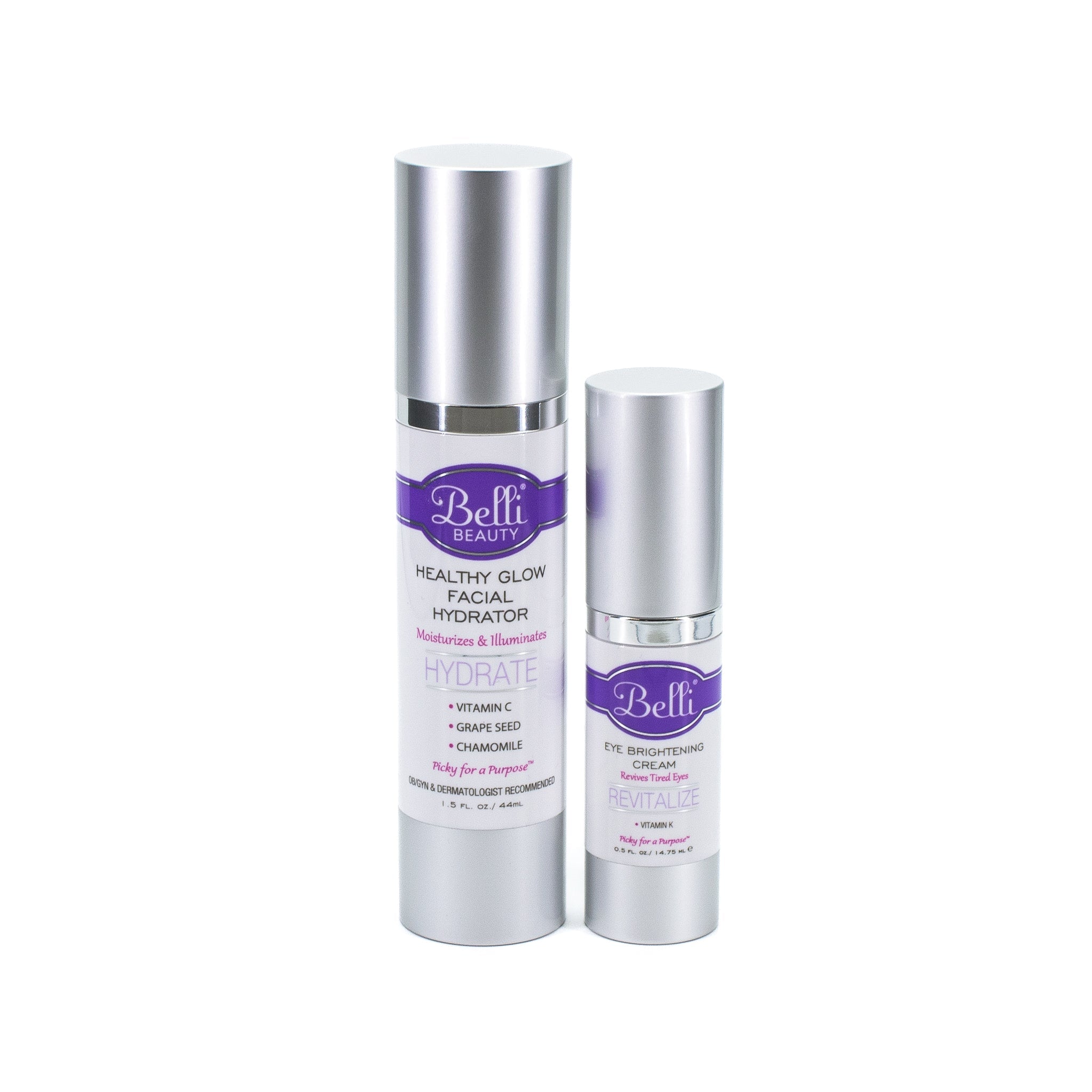 Dúo iluminador enriquecido con vitaminas Belli Beauty - Imperfect Box