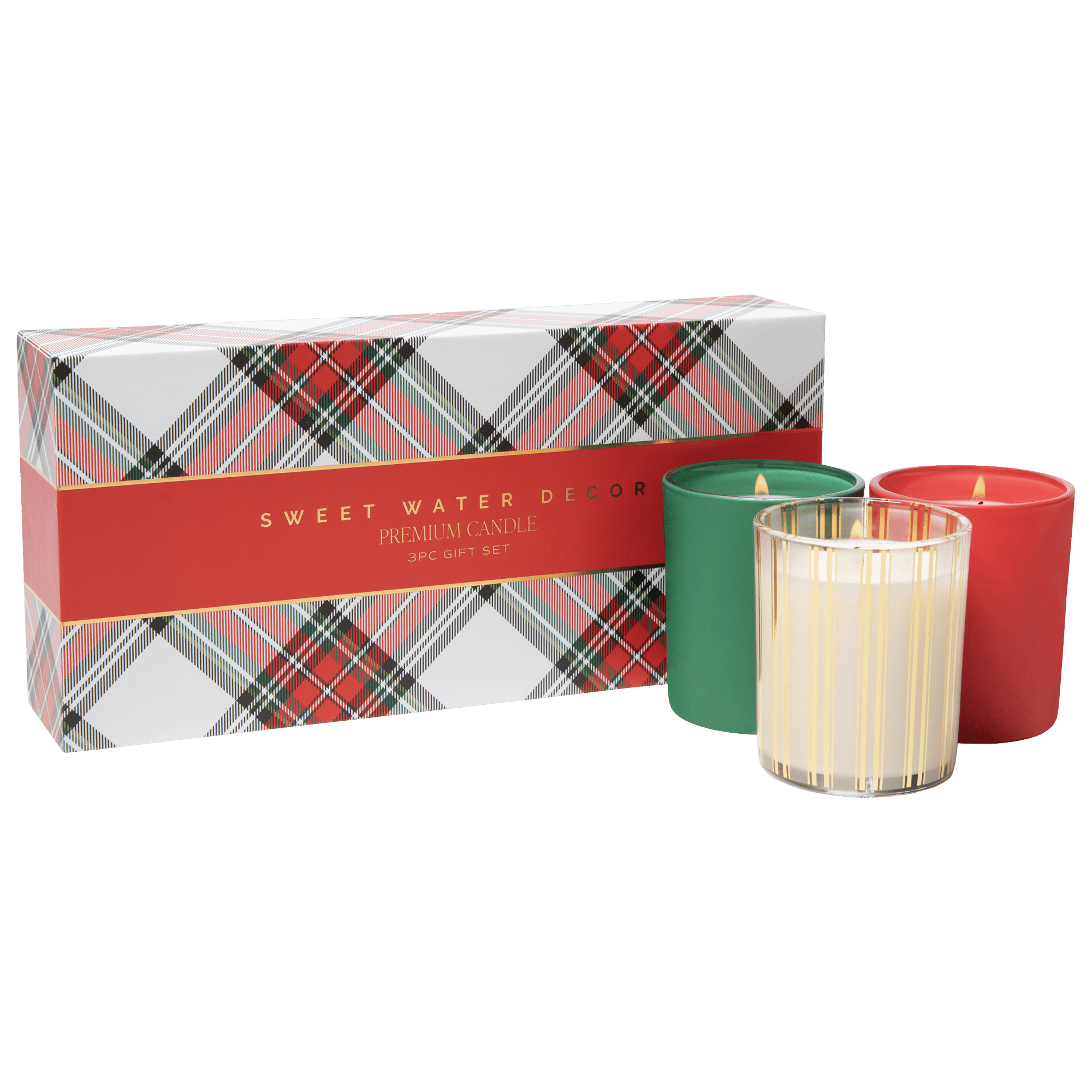 Christmas Candle Gift Box Set (Christmas, Warm and Cozy, Fraser Fir)