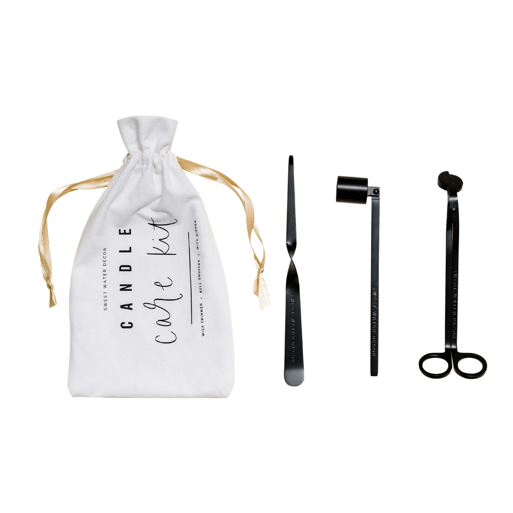 Kit de cuidado de velas negras