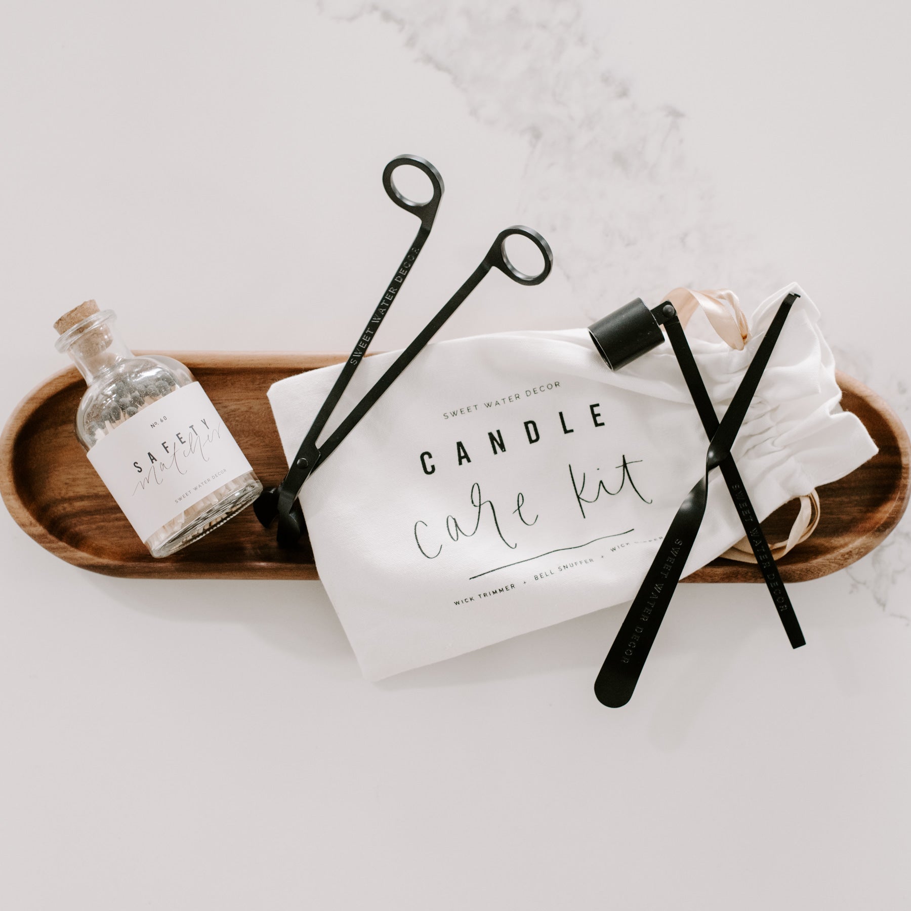 Kit de cuidado de velas negras