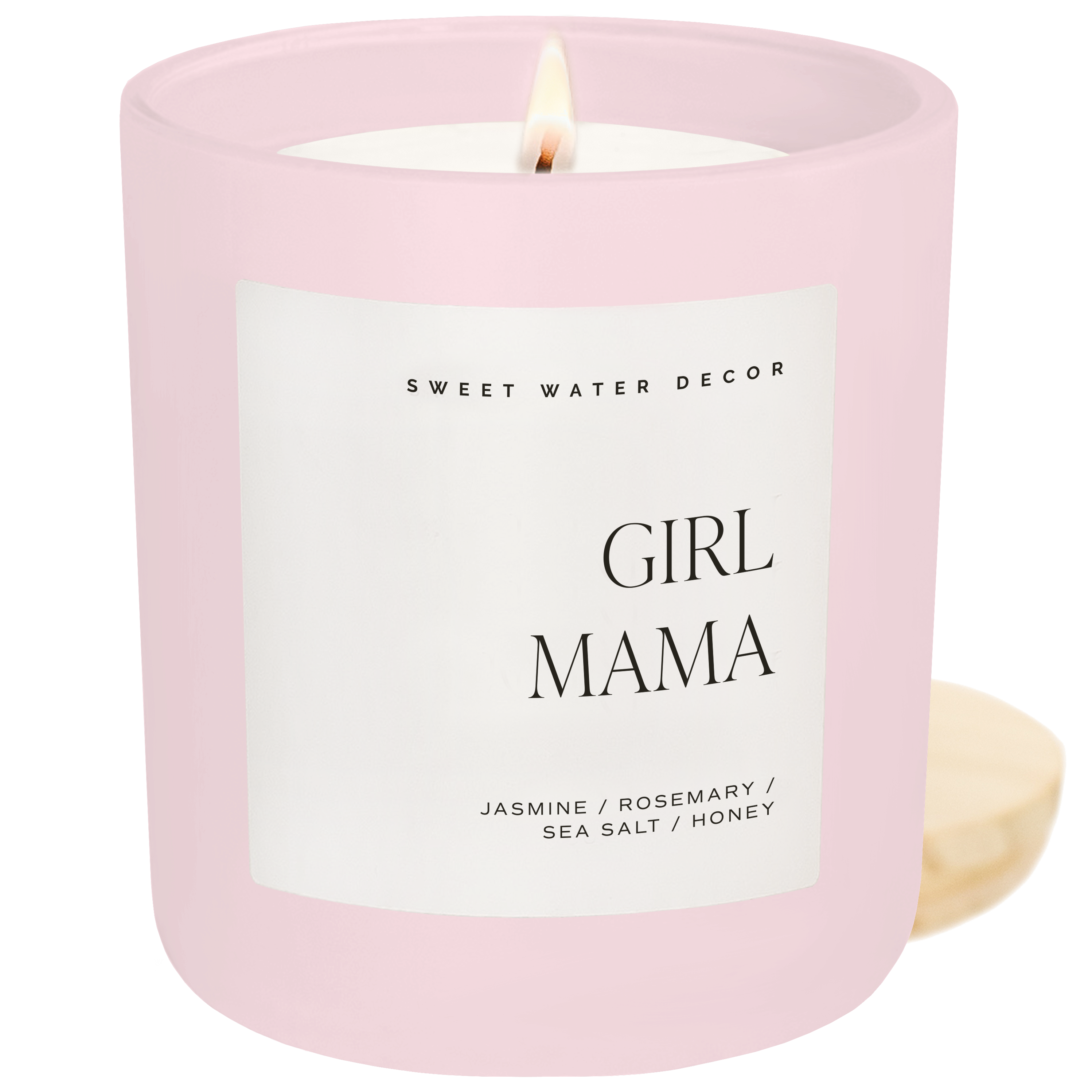 Girl Mama Soy Candle - Pink Matte Jar - 15 oz