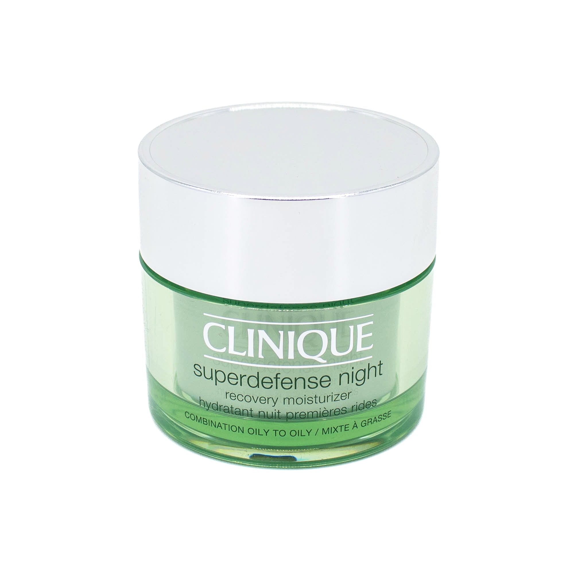 CLINIQUE Superdefense Night Recovery Moisturizer para piel mixta/grasa 1.7 oz - Caja faltante