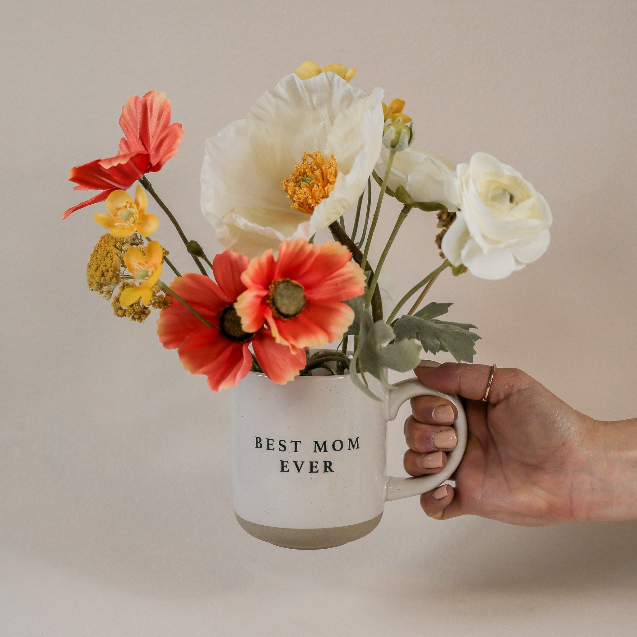 Taza de cerámica de 453 ml "La mejor mamá del mundo" 