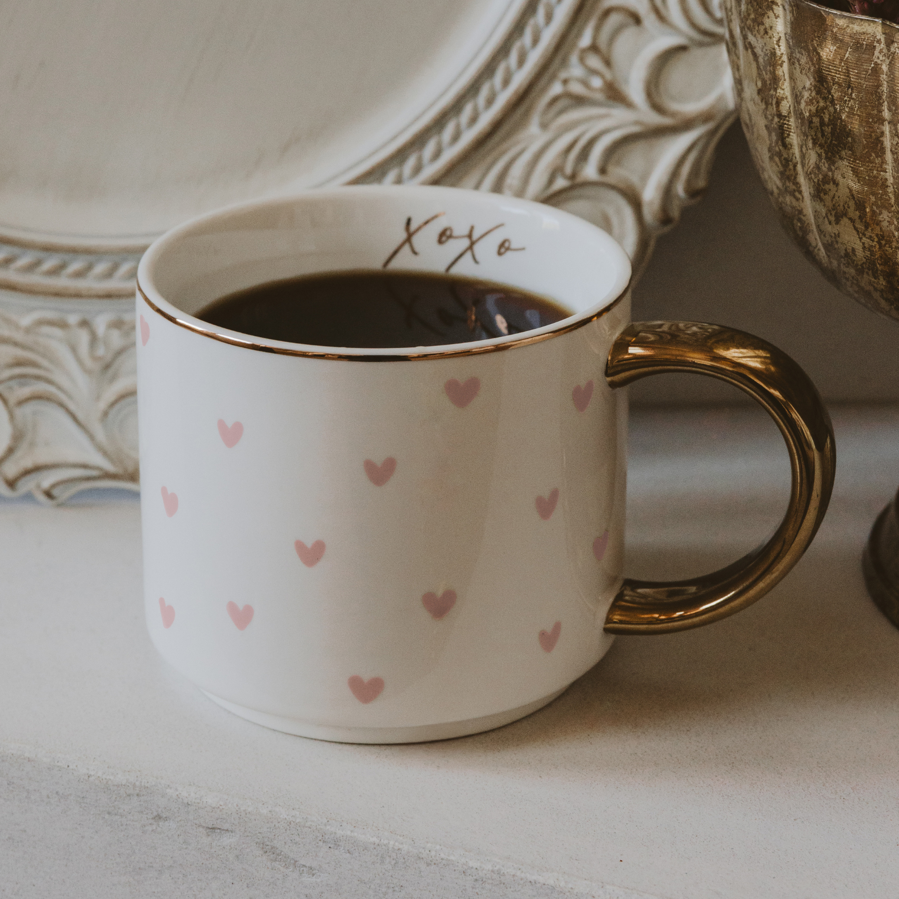 Hearts 14oz. Coffee Mug