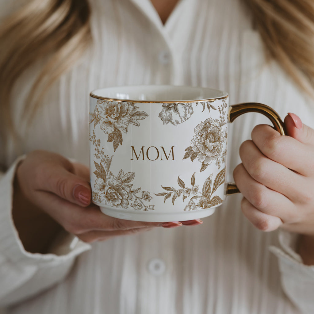 Gold Mom 14oz. Coffee Mug